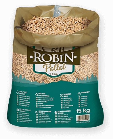 worek pelletu opałowego Robin do kupienia w Trzciance lub sklepie internetowym